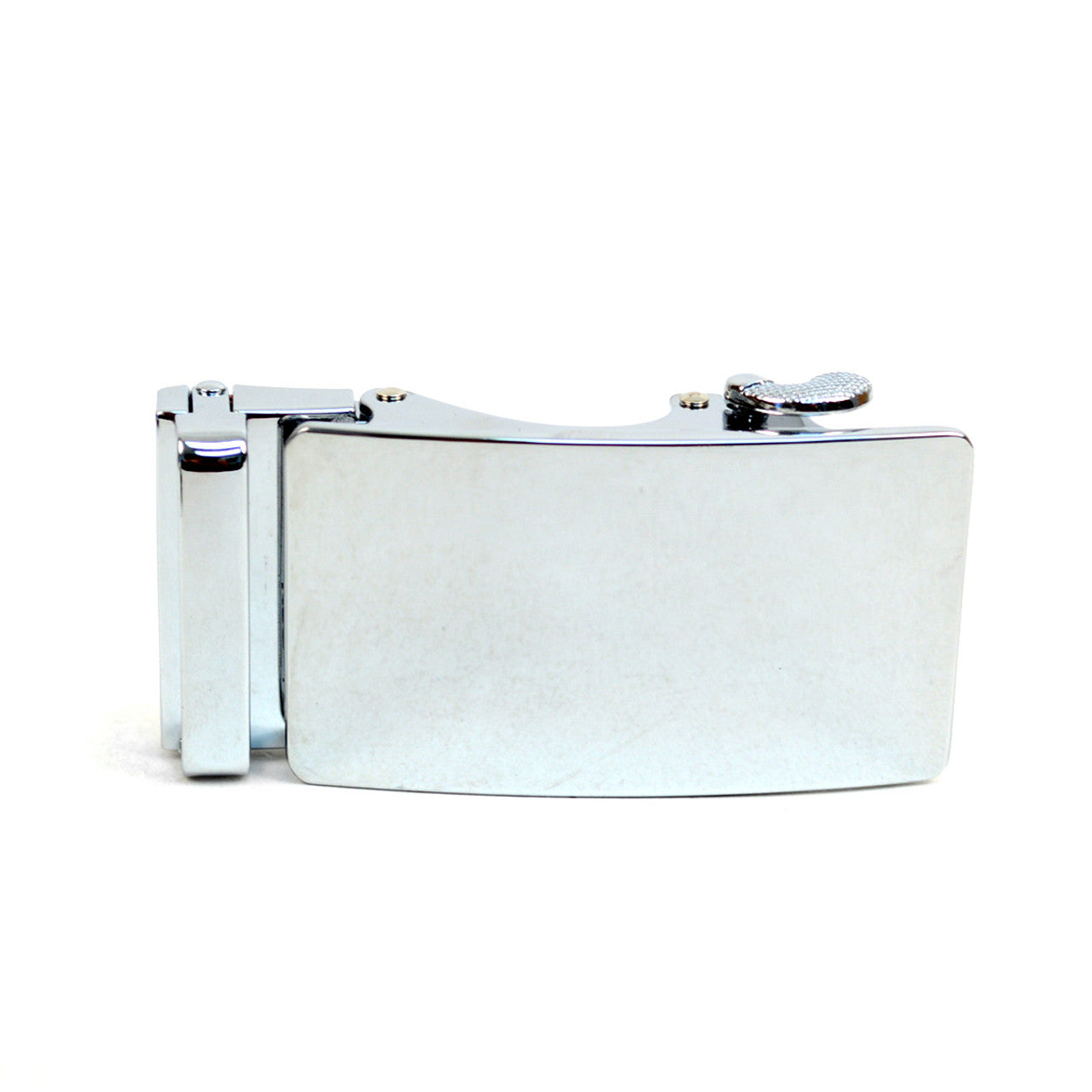 Cinturón de trinquete con hebilla deslizante de cuero genuino