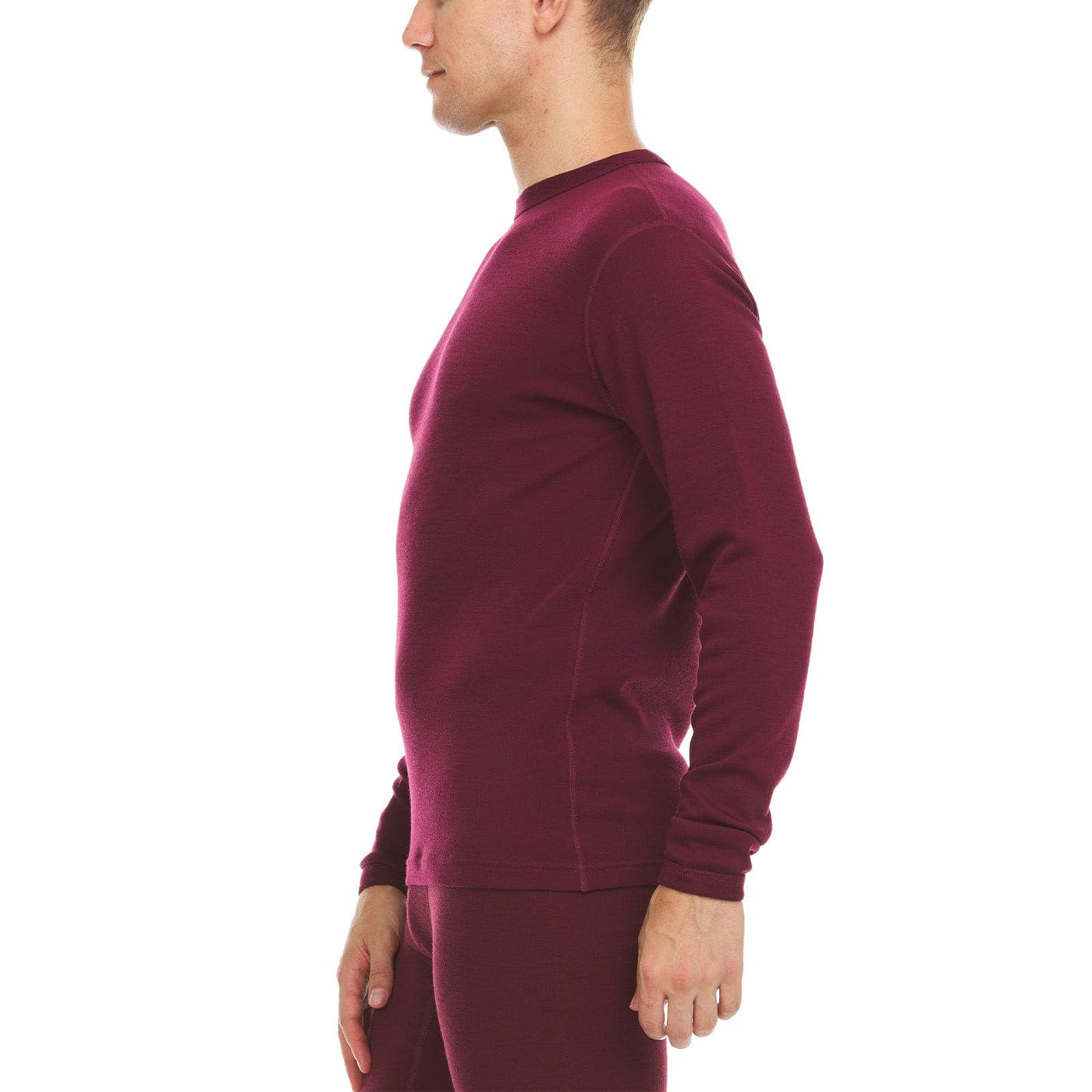 Peso medio: camiseta Chocorua para hombre, 100% lana merina