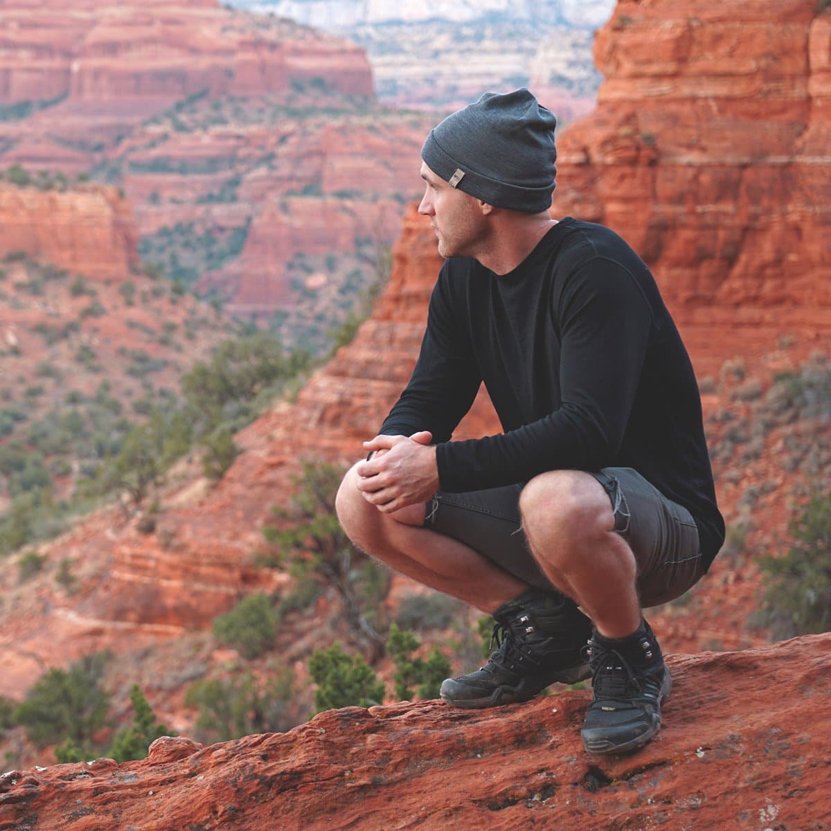 Ligero - Ticonderoga Hombre Crew 100% Lana Merino