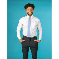 Camisa blanca con cuello