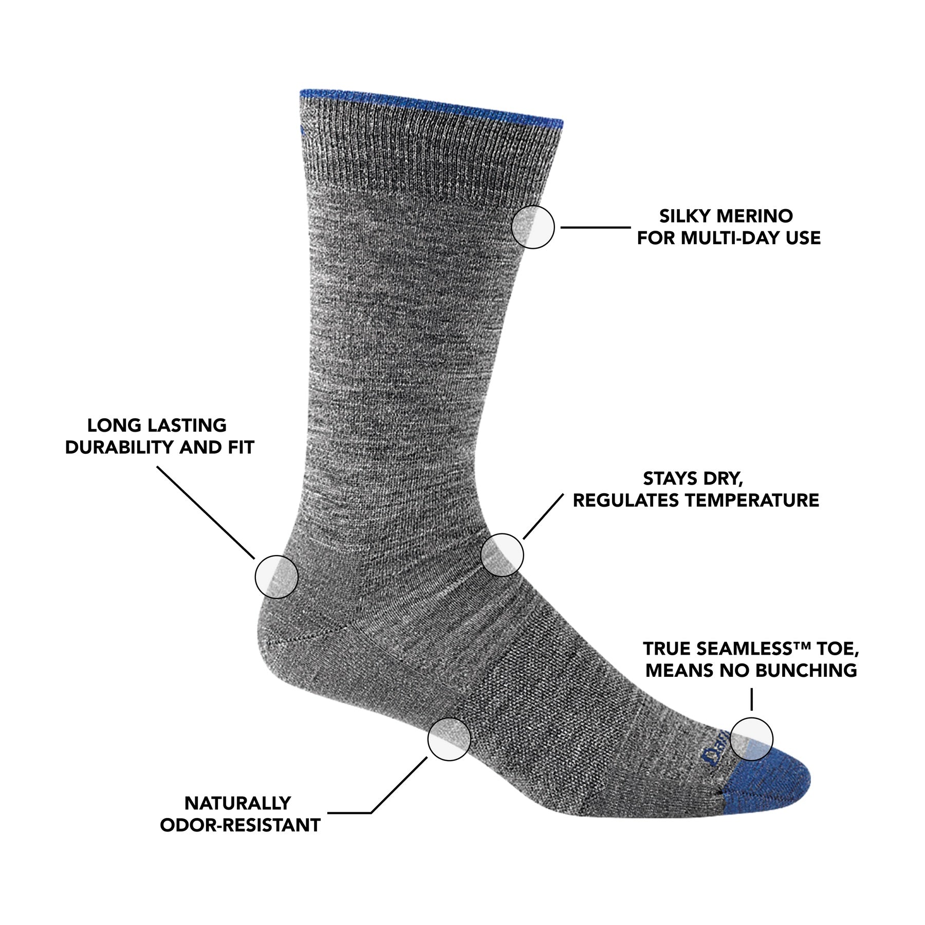 Maldita sea Tough Solid Crew Ligero