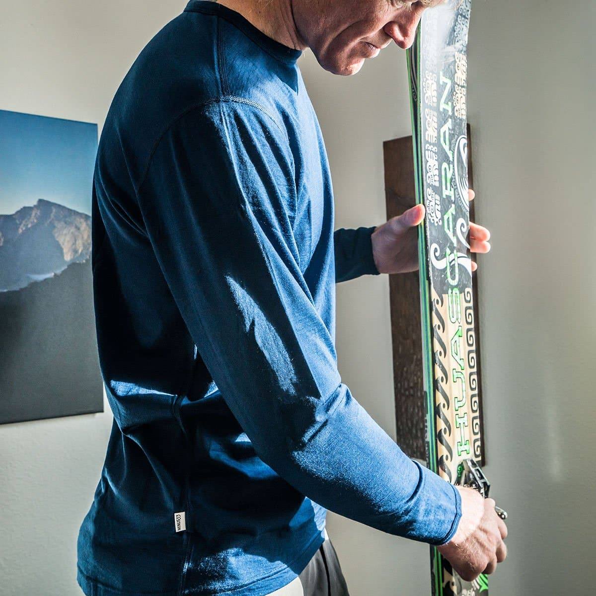 Ligero - Ticonderoga Hombre Crew 100% Lana Merino