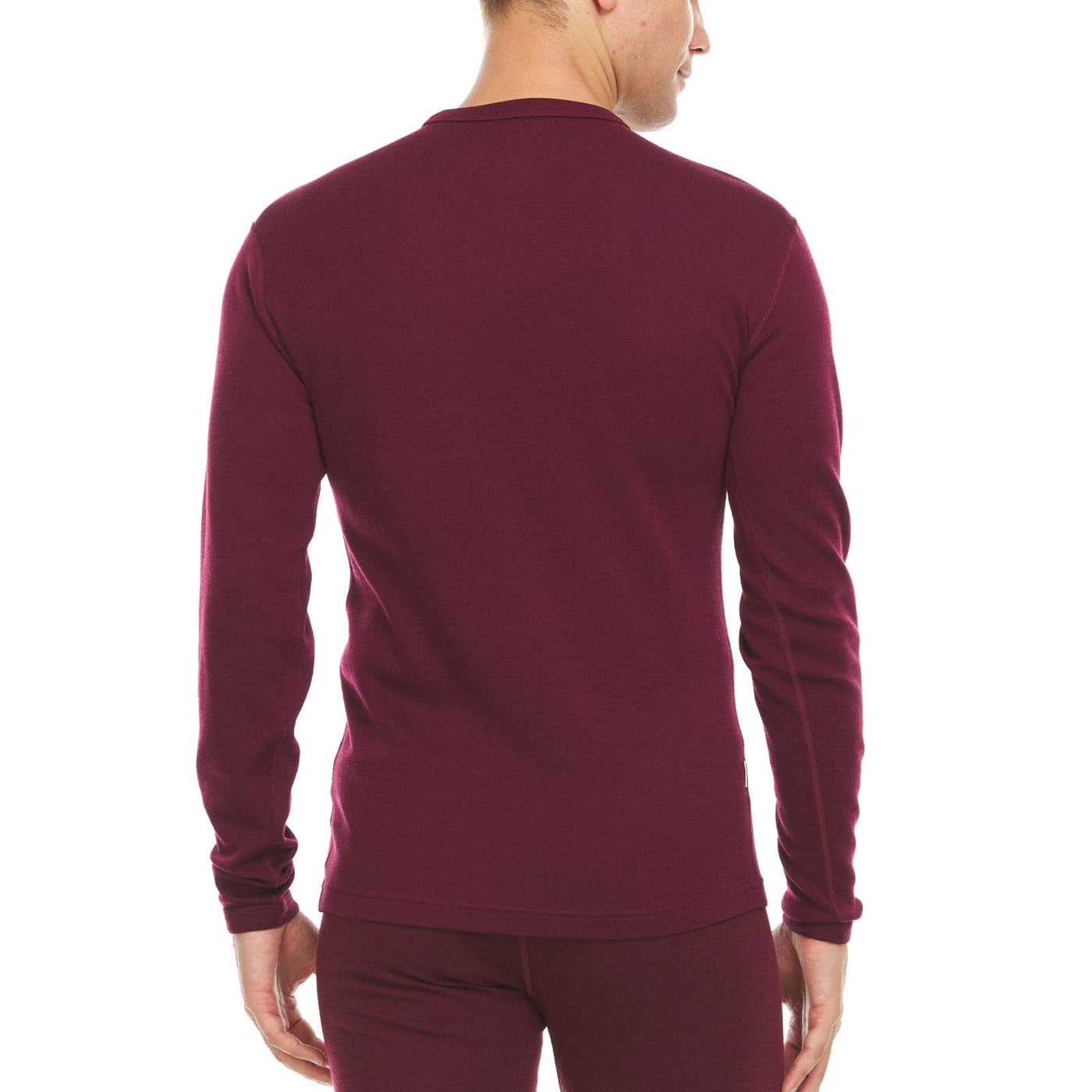 Peso medio: camiseta Chocorua para hombre, 100% lana merina