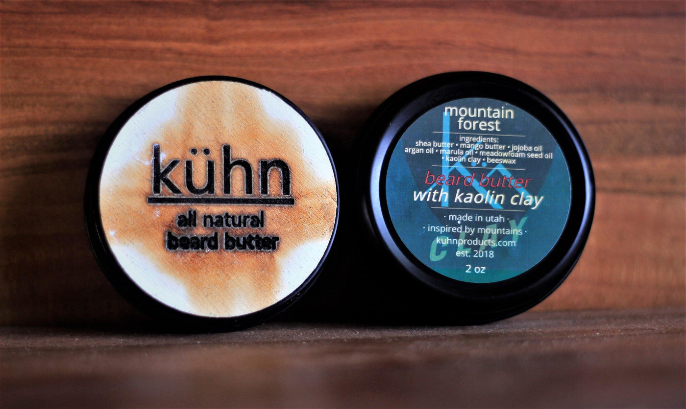 Beard Butter with Kaolin Clay by Kühn Products | 2 oz All Natural